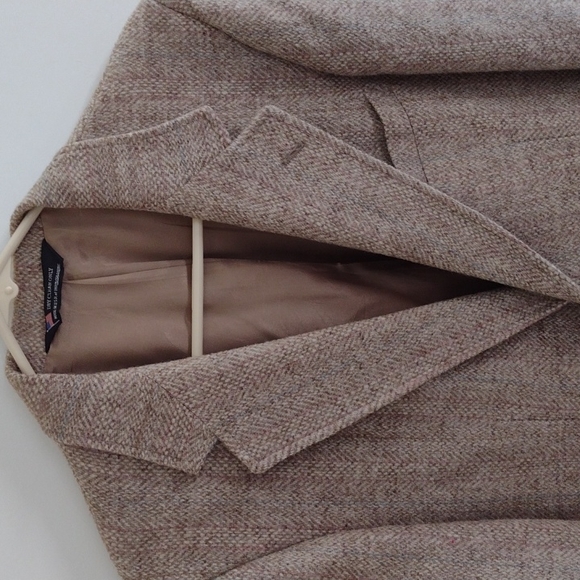 Vintage John Alexander Harris Tweed Woven Sports Coat Scottish Wool - Picture 2 of 13